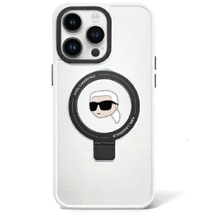 Karl Lagerfeld Ring Stand Karl Head MagSafe Back Case Защитный Чехол для Apple iPhone 15