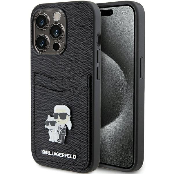 Karl Lagerfeld KLHCP15LSAPKCNPK Back Case for Apple iPhone 15 Pro