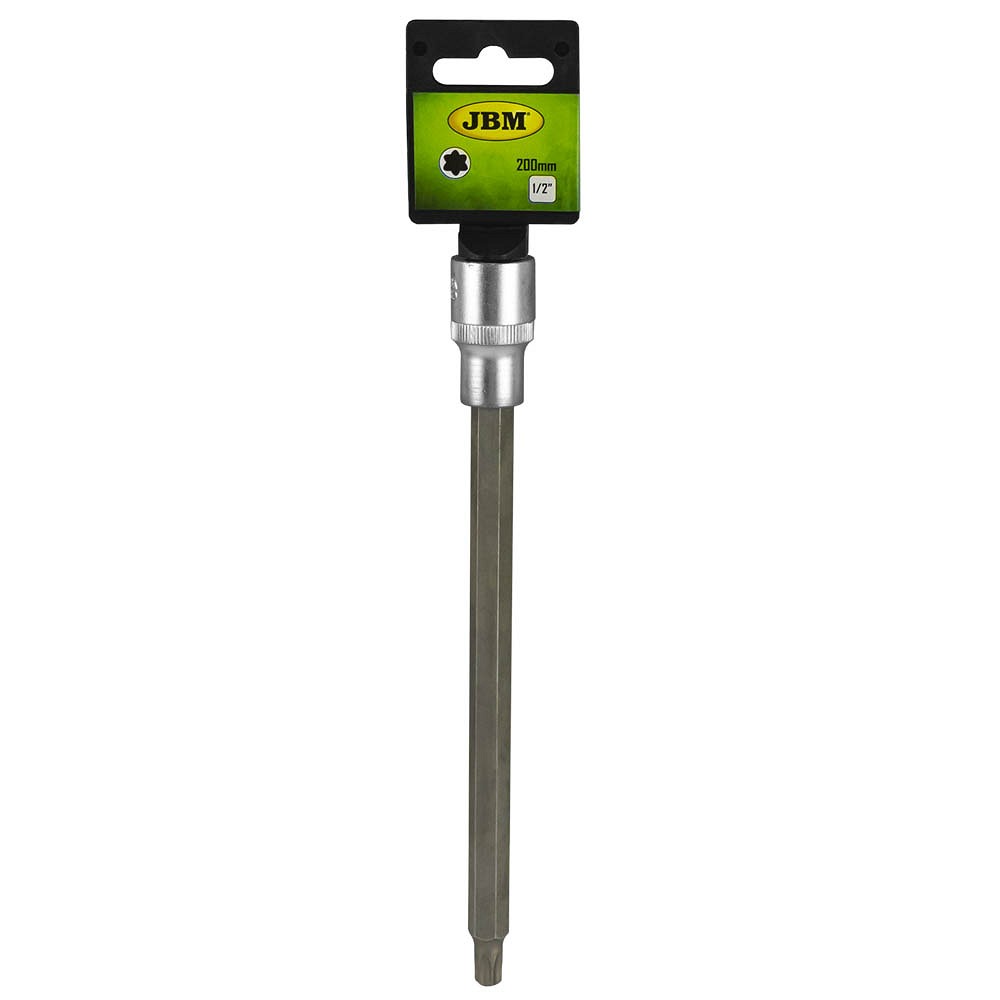 1 / 2" PADRUNOTSIK PIKK TORX TX T40. 200MM SATIN CR-VAN. RIPUTUSPAKEND JBM