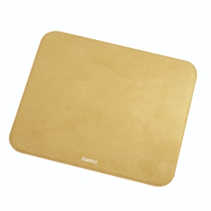 Hama 00054168 Velvet Mouse Pad, Mustard Yellow