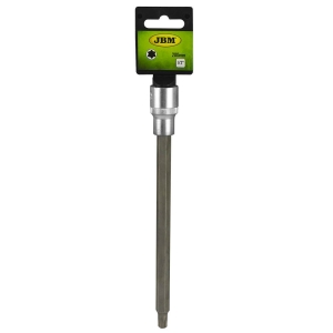 1 / 2" PADRUNOTSIK PIKK TORX TX T55. 200MM SATIN CR-VAN. RIPUTUSPAKEND JBM