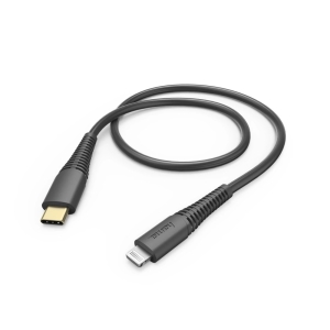 Hama 00183308 Fast Charging/Data Cable, USB-C - Lightning 1.5m Black