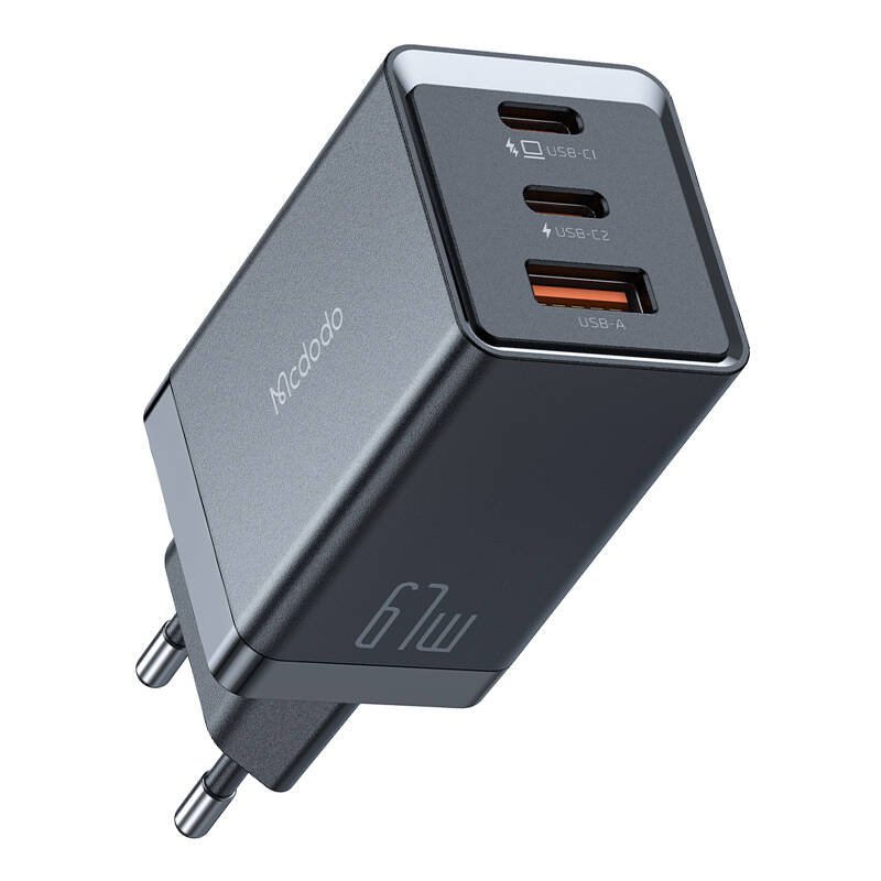 Mcdodo CH-1541 GaN 2x USB-C / USB Зарядное Устройство 67W