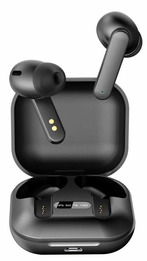 HEADSET IN-EAR WRL/TWS BLACK FITEAR-X100B GEMBIRD