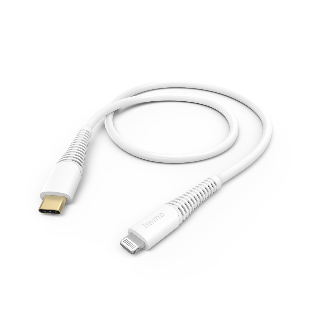 Hama 00201603 Charging Cable, USB-C - Lightning 1.5m white