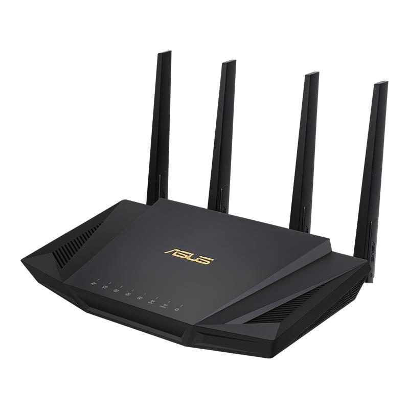 WRL ROUTER 3000MBPS 4P/DUAL BAND RT-AX58U V2 ASUS