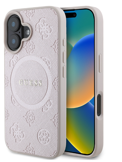 Guess GUHMP16MPSAPSMEP Back Case for Apple iPhone 16 Plus