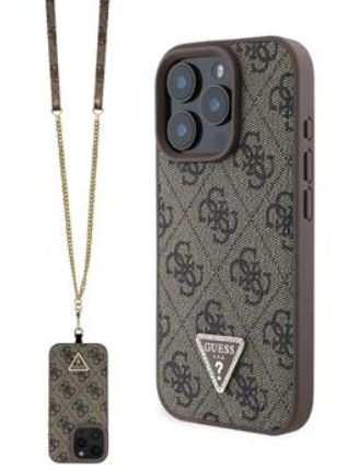 Guess GUHCP16LP4TDSCPW Чехол для Apple iPhone 16 Pro