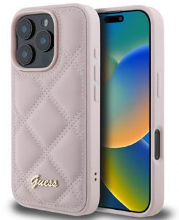 Guess GUHCP16LPSQSQSP Back Case for Apple iPhone 16 Pro