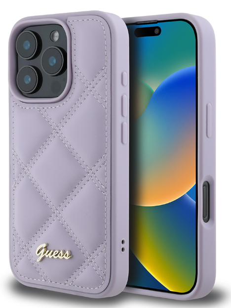 Guess GUHCP16LPSQSQSU Back Case for Apple iPhone 16 Pro