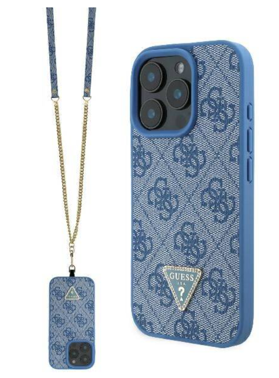 Guess GUHCP16LP4TDSCPB Чехол для Apple iPhone 16 Pro