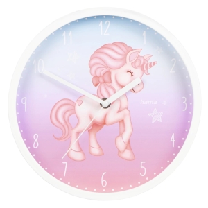 Hama 00186426 Child wall clock Magical Unicorn