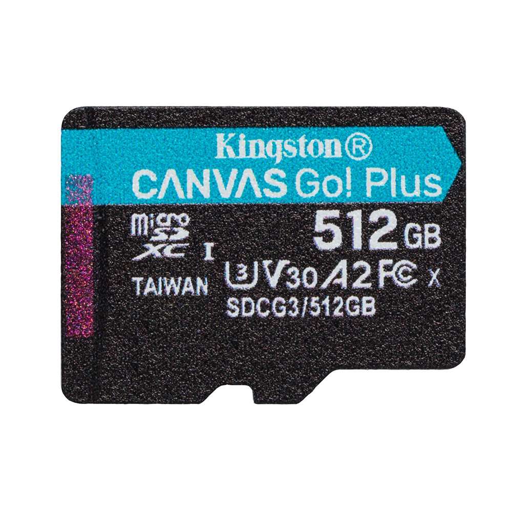 Kingston Canvas Go! Plu Memory card microSDXC / 512GB / 10 UHS-I /170 MB/s