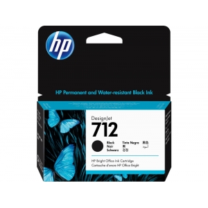 INK CARTRIDGE BLACK NO.712/38ML 3ED70A HP
