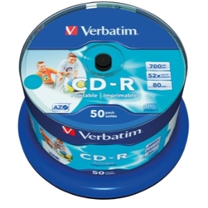 Verbatim CD-R Recordable Disks 50pcs