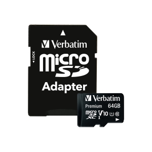 Verbatim Premium Micro SDXC Memory Card 64GB