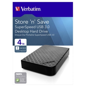 Verbatim External Hard Drive 4TB