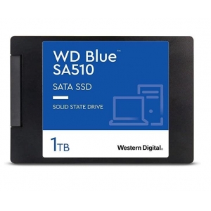 SSD | WESTERN DIGITAL | SA510 | 1TB | SATA 3.0 | Write speed 510 MBytes/sec | Read speed 560 MBytes/sec | 2,5" | TBW 400 TB | MTBF 1750000 hours | WDS100T3B0A