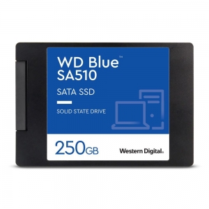 SSD | WESTERN DIGITAL | SA510 | 250GB | SATA 3.0 | Write speed 440 MBytes/sec | Read speed 555 MBytes/sec | 2,5" | TBW 100 TB | MTBF 1750000 hours | WDS250G3B0A