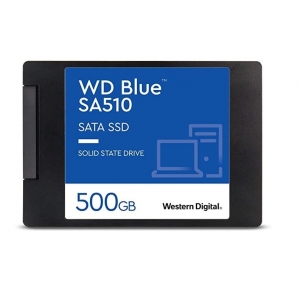 SSD | WESTERN DIGITAL | SA510 | 500GB | SATA 3.0 | Write speed 510 MBytes/sec | Read speed 560 MBytes/sec | 2,5" | TBW 200 TB | MTBF 1750000 hours | WDS500G3B0A