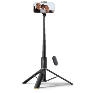 Tech-Protect statiiv-käsistatiiv Selfie Stick Tripod L08S, must