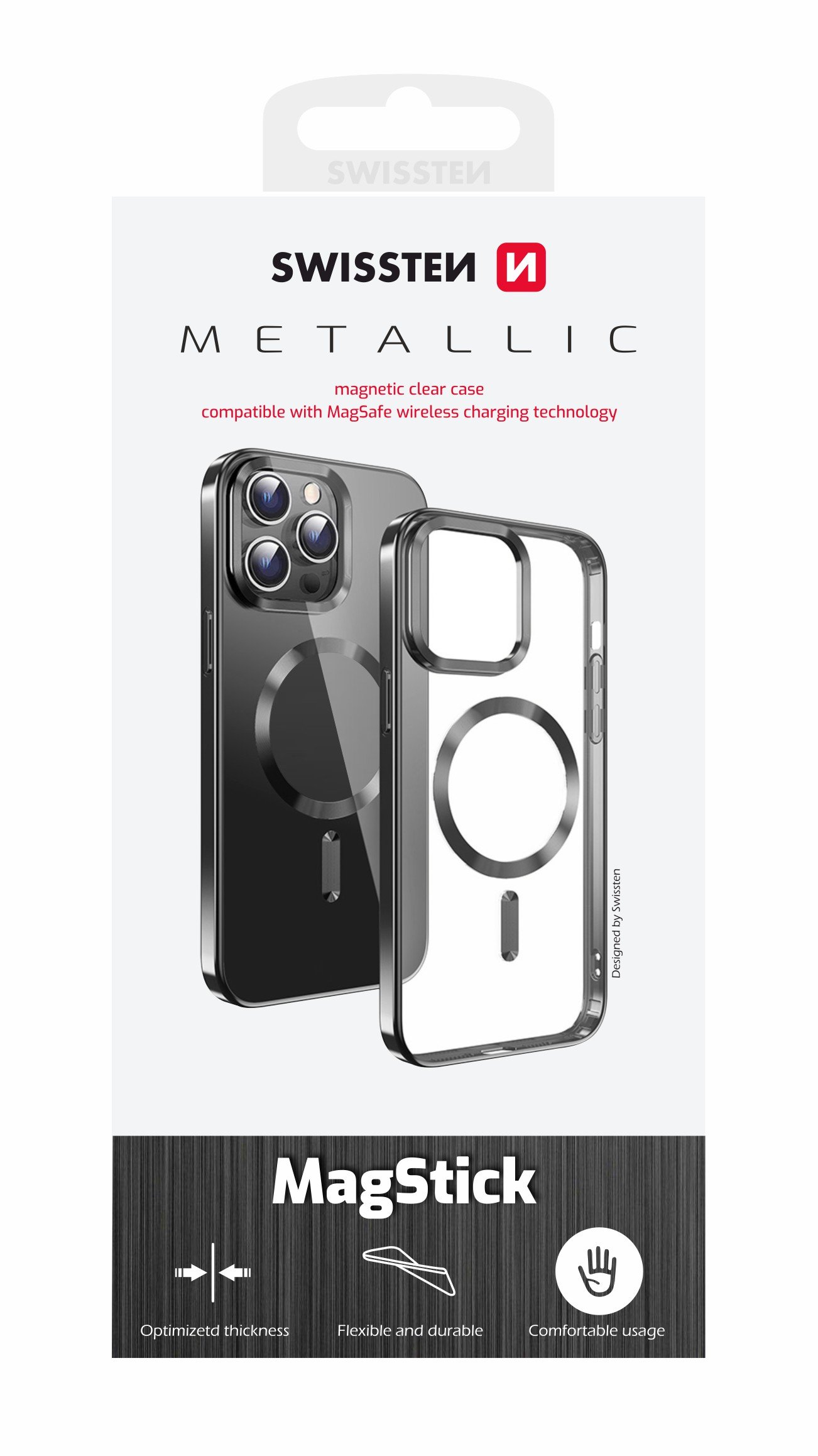 Swissten Clear Jelly Magstick Metallic Case Защитный Чехол для Samsung Galaxy S24 Plus 5G