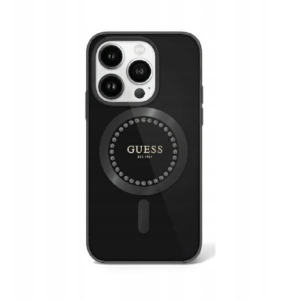 Guess IML Rhinestones MagSafe Case Защитный Чехол для Apple iPhone 16 Pro