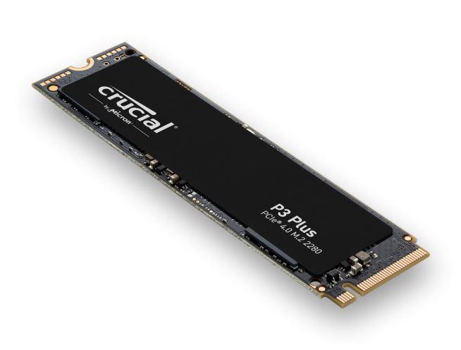 SSD | CRUCIAL | P3 Plus | 1TB | M.2 | PCIE | NVMe | 3D NAND | Write speed 3600 MBytes/sec | Read speed 5000 MBytes/sec | TBW 220 TB | MTBF 1500000 hours | CT1000P3PSSD8