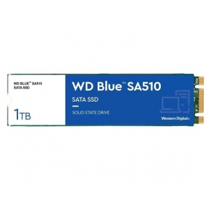SSD | WESTERN DIGITAL | SA510 | 1TB | M.2 | SATA 3.0 | Write speed 520 MBytes/sec | Read speed 560 MBytes/sec | 2.38mm | TBW 400 TB | MTBF 1750000 hours | WDS100T3B0B