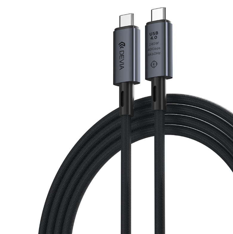 Devia Extreme 240W PD USB-C - USB-C 4.0 Cable 8K 1m