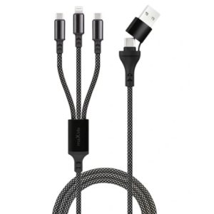 Maxlife ALLin1 66W USB / USB-C / Lightning / 2x USB-C кабель 1m