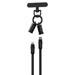 Devia 2in1 Lanyard 27W USB-C - Lightning Кабель 1.2m