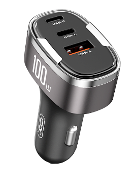 XO CC61 Car charger 100W USB /  USB-C / Lightning