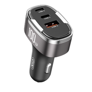 XO CC61 Car charger 100W USB /  USB-C / Lightning