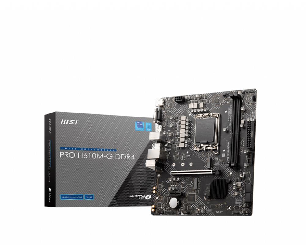MB H610 S1700 MATX/PRO H610M-G DDR4 MSI