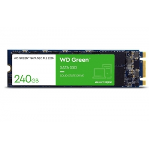 SSD | WESTERN DIGITAL | Green | 240GB | SATA 3.0 | Read speed 545 MBytes/sec | M.2 | MTBF 1000000 hours | WDS240G3G0B