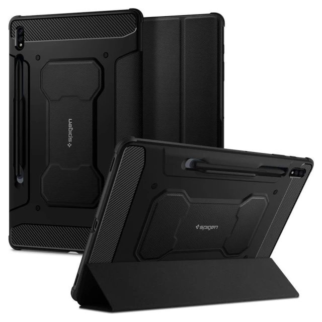 Spigen Rugged Armor PRO Book Case for Samsung Galaxy Tab S7+/S8+ 12.4"