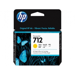 INK CARTRIDGE YELLOW NO.712/3ED69A HP