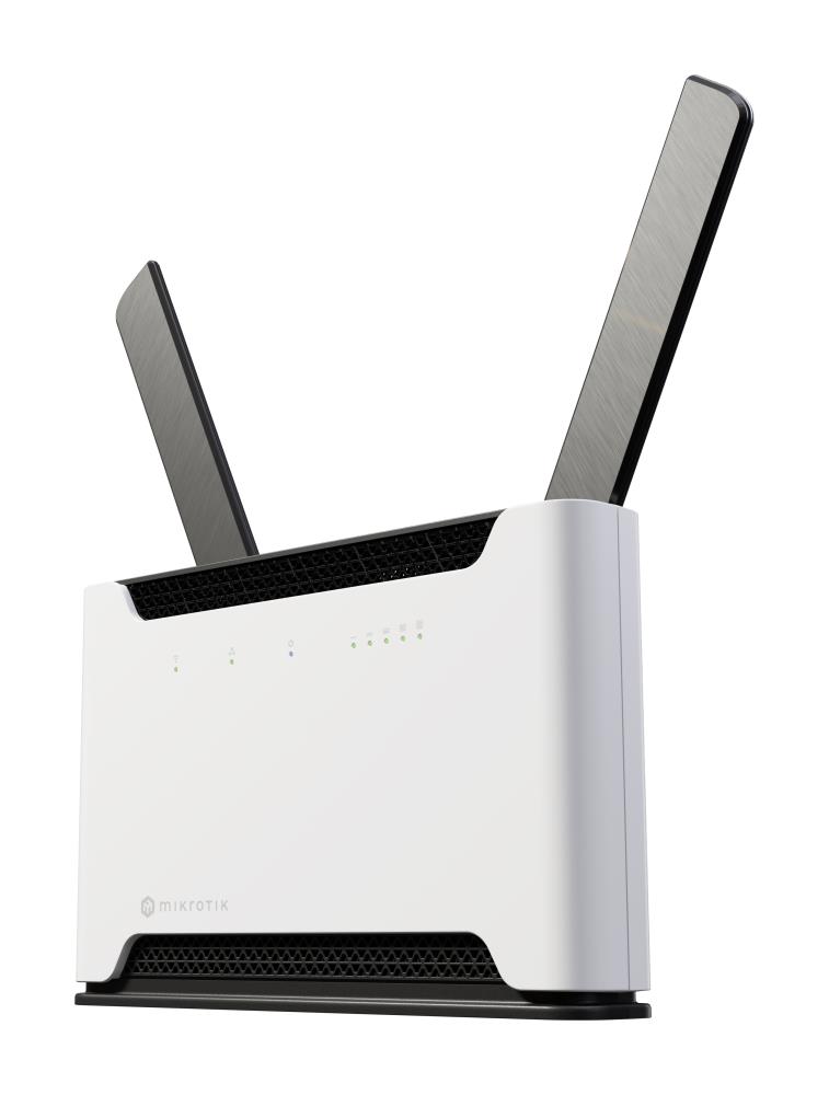 Wireless Router | MIKROTIK | Wi-Fi 6 | IEEE 802.11a/b/g | IEEE 802.11n | IEEE 802.11ac | IEEE 802.11ax | USB 2.0 | 4x10/100/1000M | 1x2.5GbE | S53UG+5HAXD2HAXD-TC&EG18