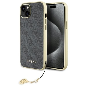 Guess 4G Charms Collection Back Case for Apple iPhone 15 Plus