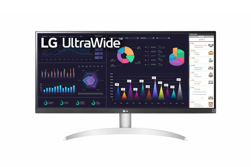 LCD Monitor | LG | 29" | 21 : 9 | Panel IPS | 2560x1080 | 21:9 | 5 ms | Speakers | Tilt | 29WQ600-W