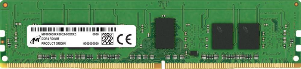 Server Memory Module | MICRON | DDR4 | 8GB | RDIMM/ECC | 3200 MHz | CL 22 | 1.2 V | Chip Organization 1024Mx72 | MTA9ASF1G72PZ-3G2R