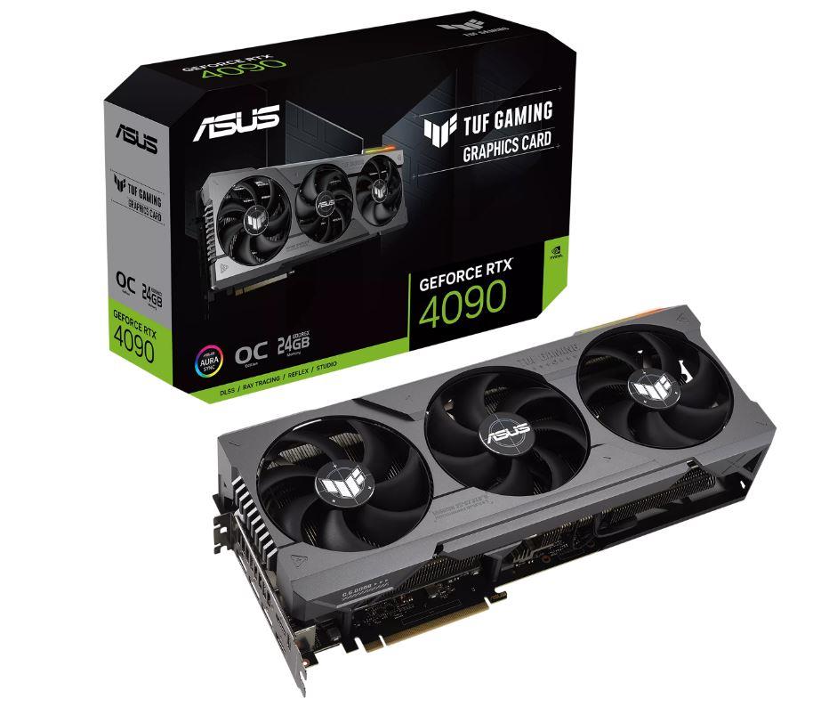 Graphics Card | ASUS | NVIDIA GeForce RTX 4090 | 24 GB | GDDR6X | 384 bit | PCIE 4.0 16x | 2xHDMI | 3xDisplayPort | TUF-RTX4090-O24G-GAMING