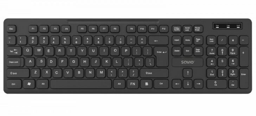 Savio KB-02 Беспроводная Kлавиатура QWERTY