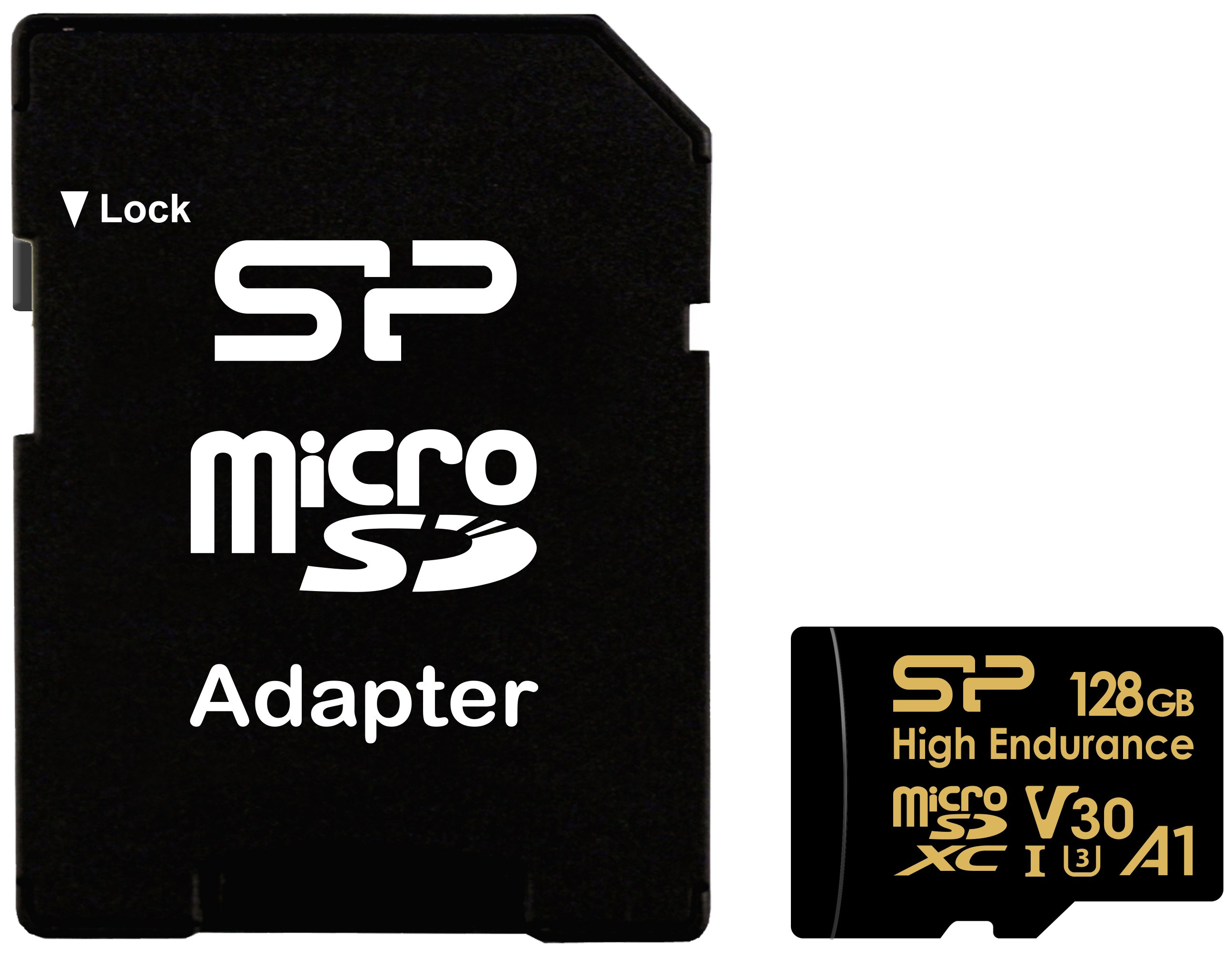 Silicon Power mälukaart microSDXC 128GB High Endurance + adapter