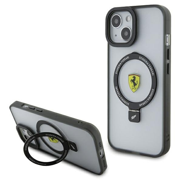 Ferrari Ring Stand MagSafe Back Case Защитный Чехол для Apple iPhone 15