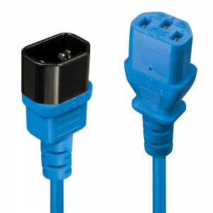 CABLE POWER IEC EXTENSION 2M/BLUE 30472 LINDY