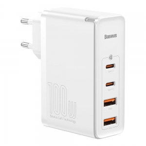 MOBILE CHARGER WALL 2C+2U 100W/WHITE CCGAN2P-L02 BASEUS
