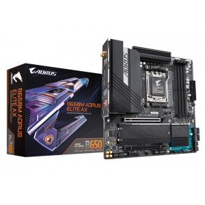 Mainboard | GIGABYTE | AMD B650 | SAM5 | MicroATX | Memory DDR5 | Memory slots 4 | 2xPCI-Express 4.0 16x | 2xM.2 | 1xHDMI | 1xDisplayPort | 4xUSB 2.0 | 7xUSB 3.2 | 1xUSB-C | 1xOptical S/PDIF | 1xRJ45 | 2xAudio port | B650MAORUSELITEAX