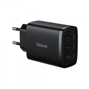 MOBILE CHARGER WALL 17W/BLACK CCXJ020101 BASEUS